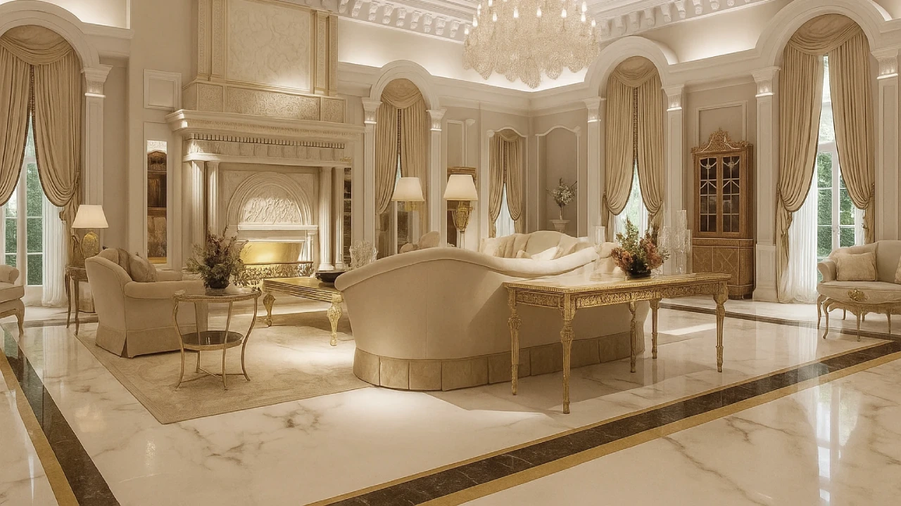 Elegant Marble Floor Designs