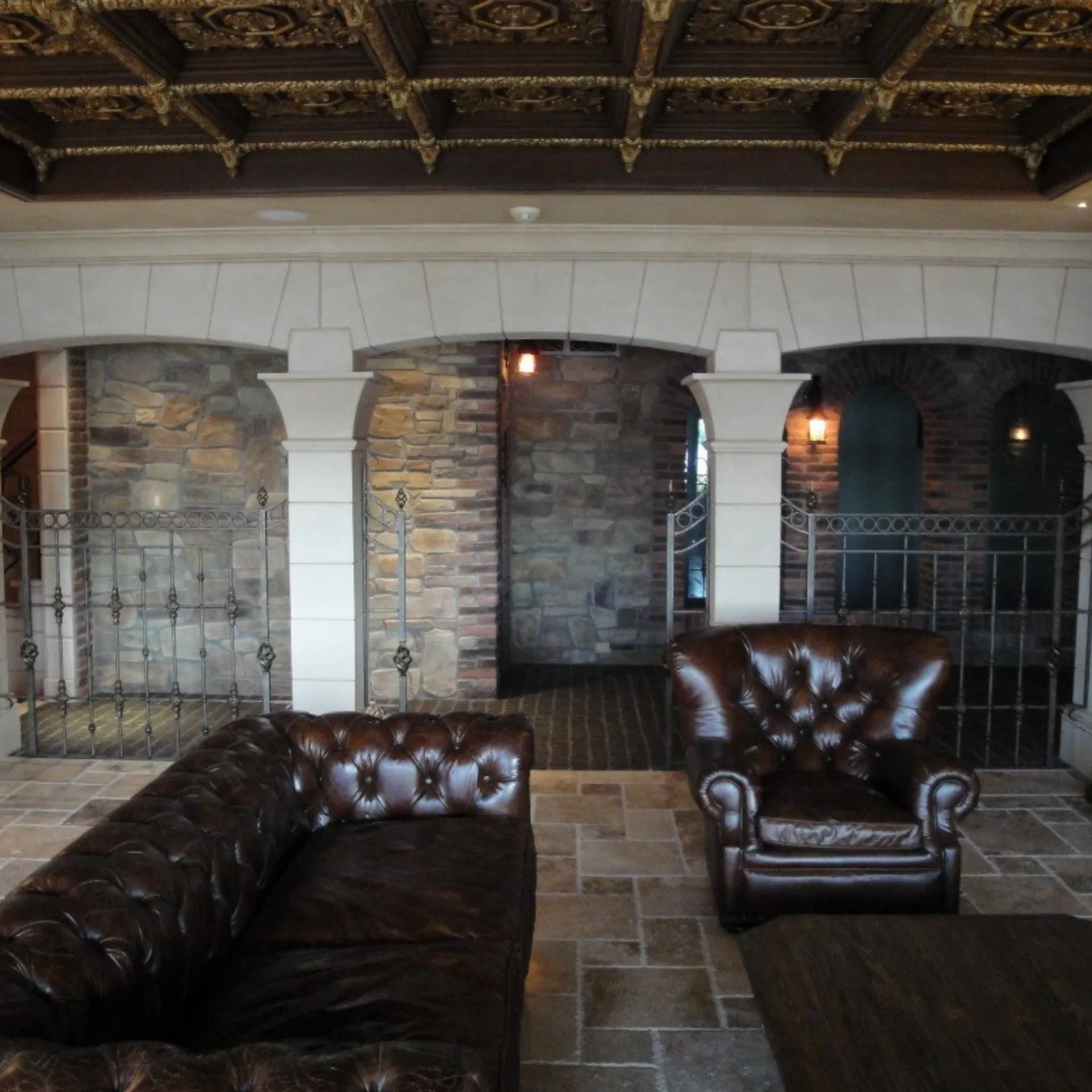 Custom Design Limestone Columns