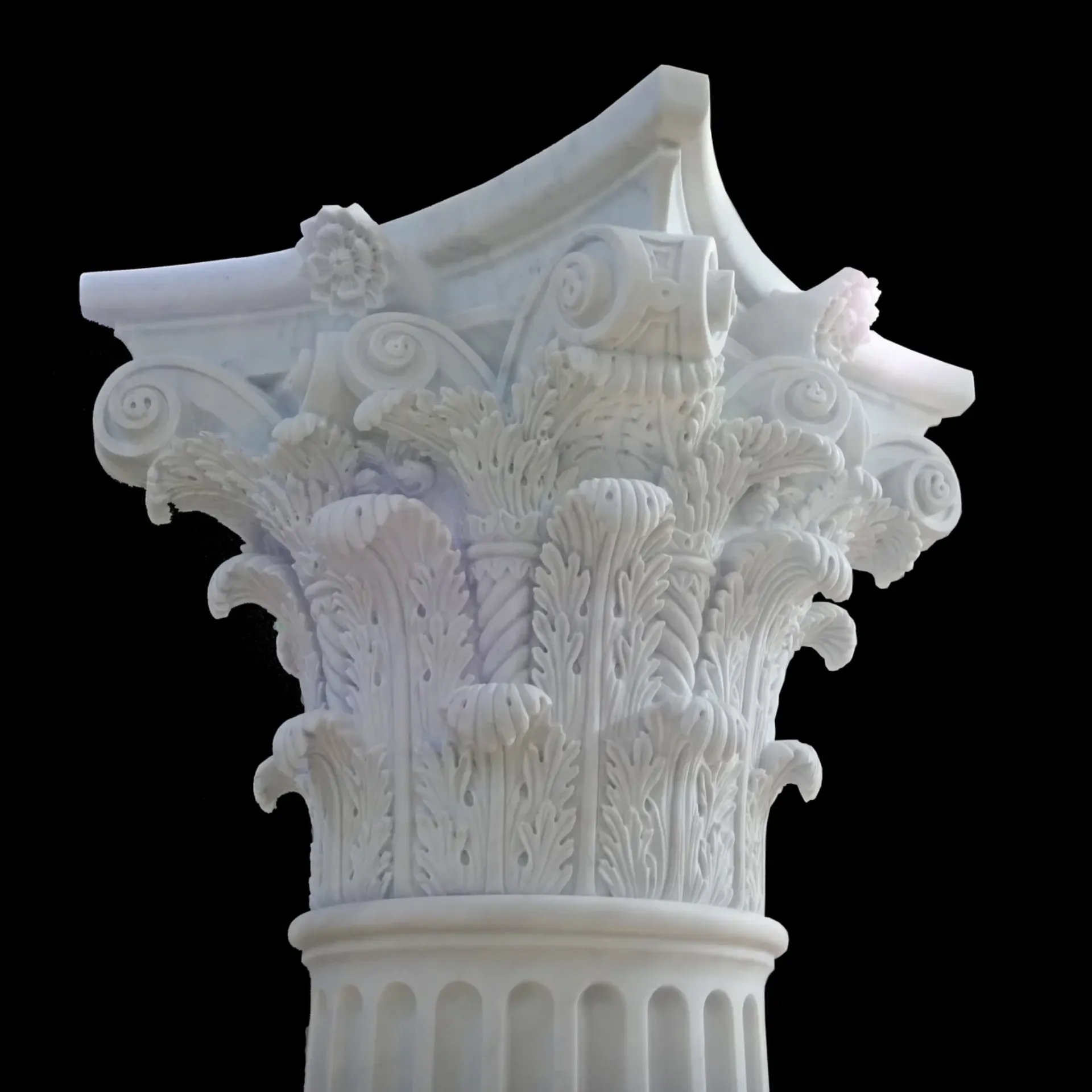 Custom Design marble Column Corinthian Capital