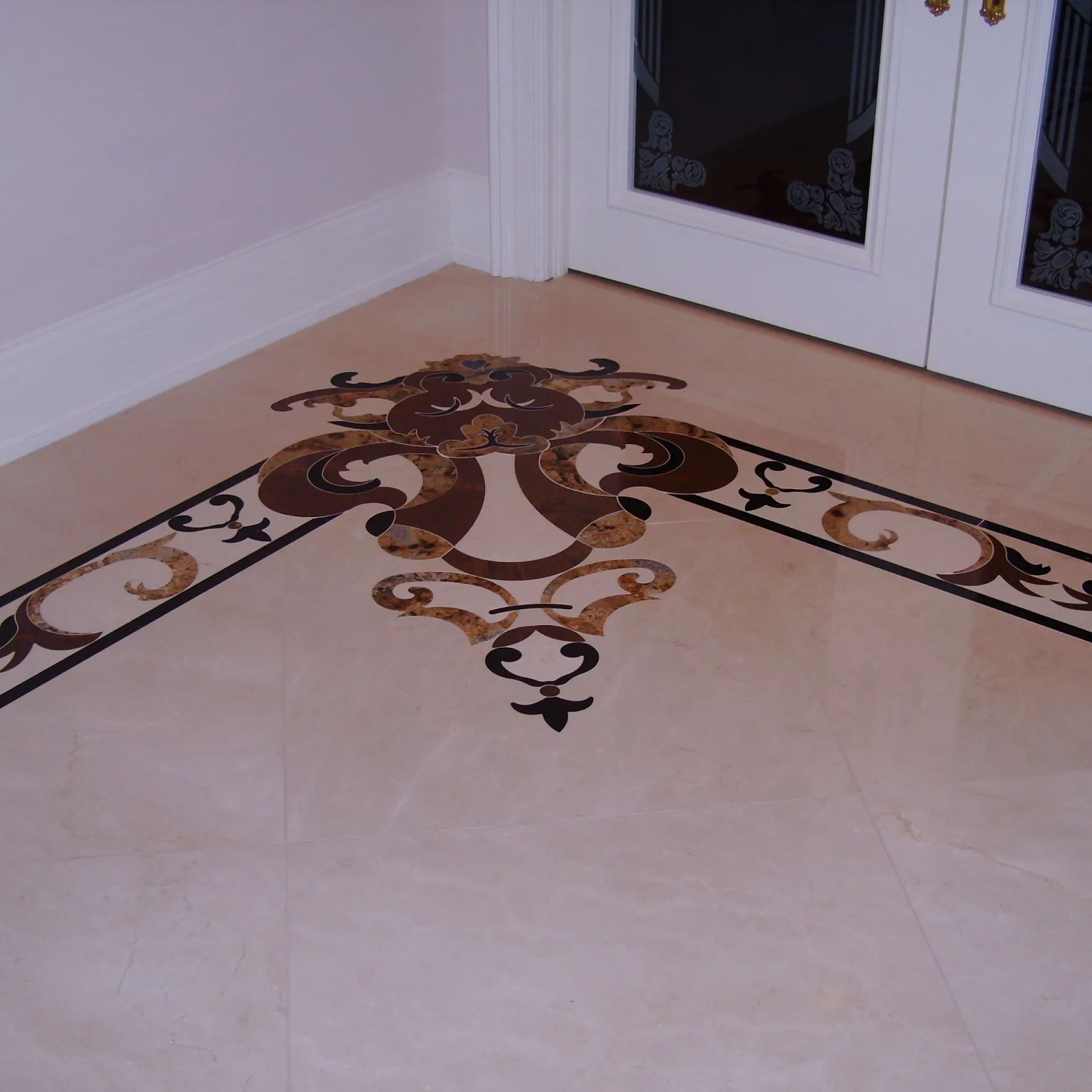 Luxury Custom Marble Floor Border