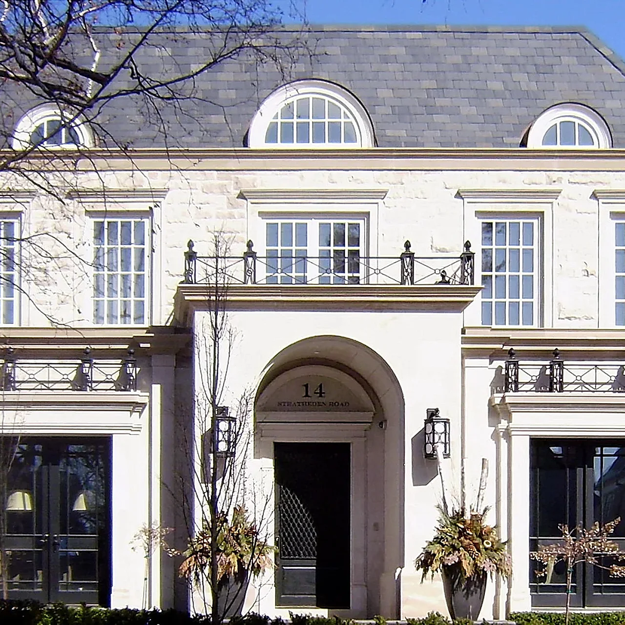 Neoclassical Limestone Facade Project