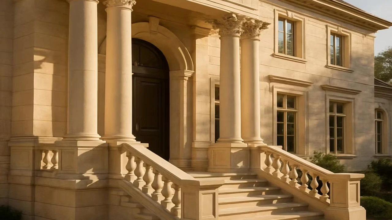 The Cohesive Façade: How Exterior Stone Columns Set the Tone for Your Estate