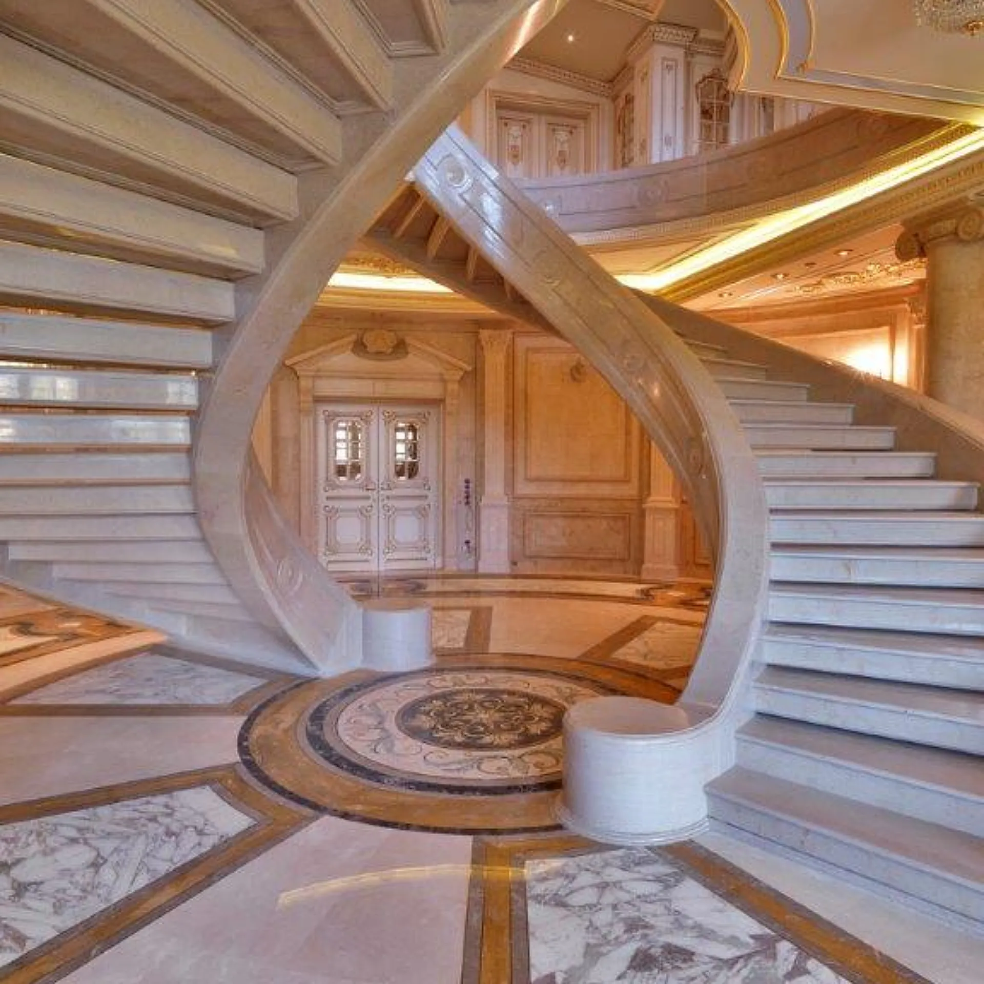 Suspended Marble Staircase