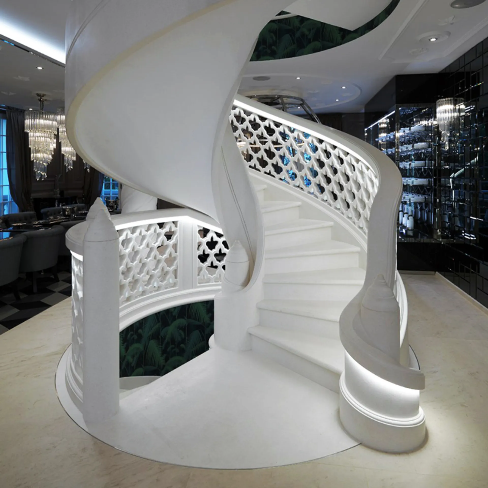 Modern Marble Staircase