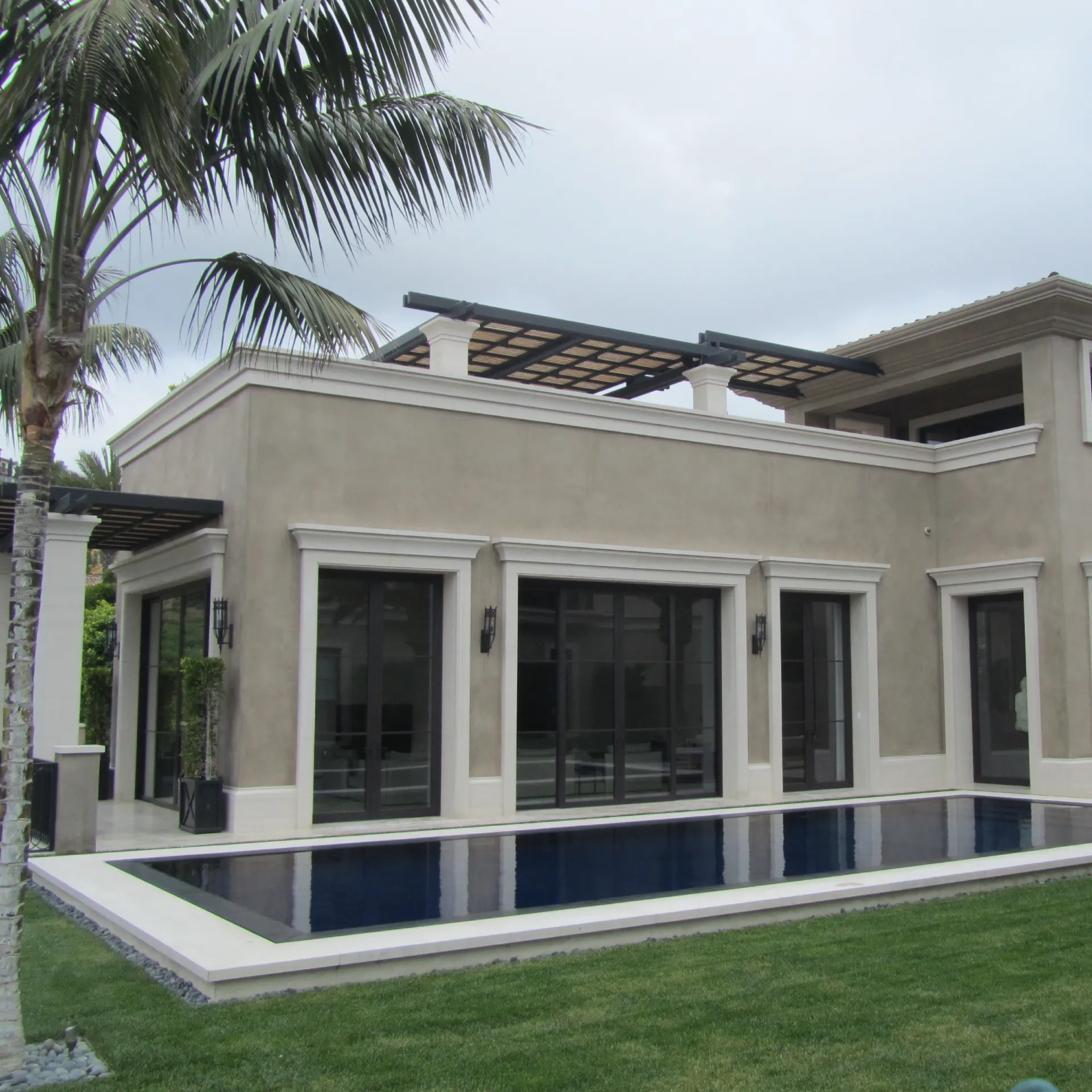 Exterior Facade in Cream Limestone
