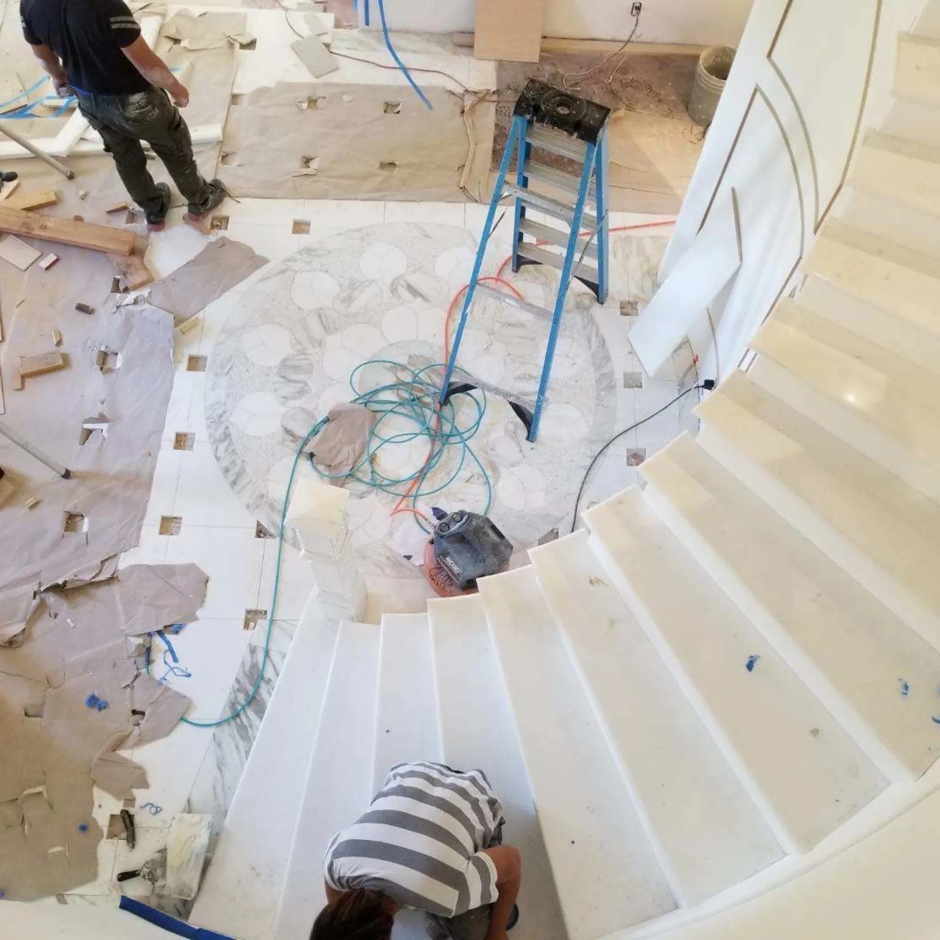 Luxury Thassos Stairs