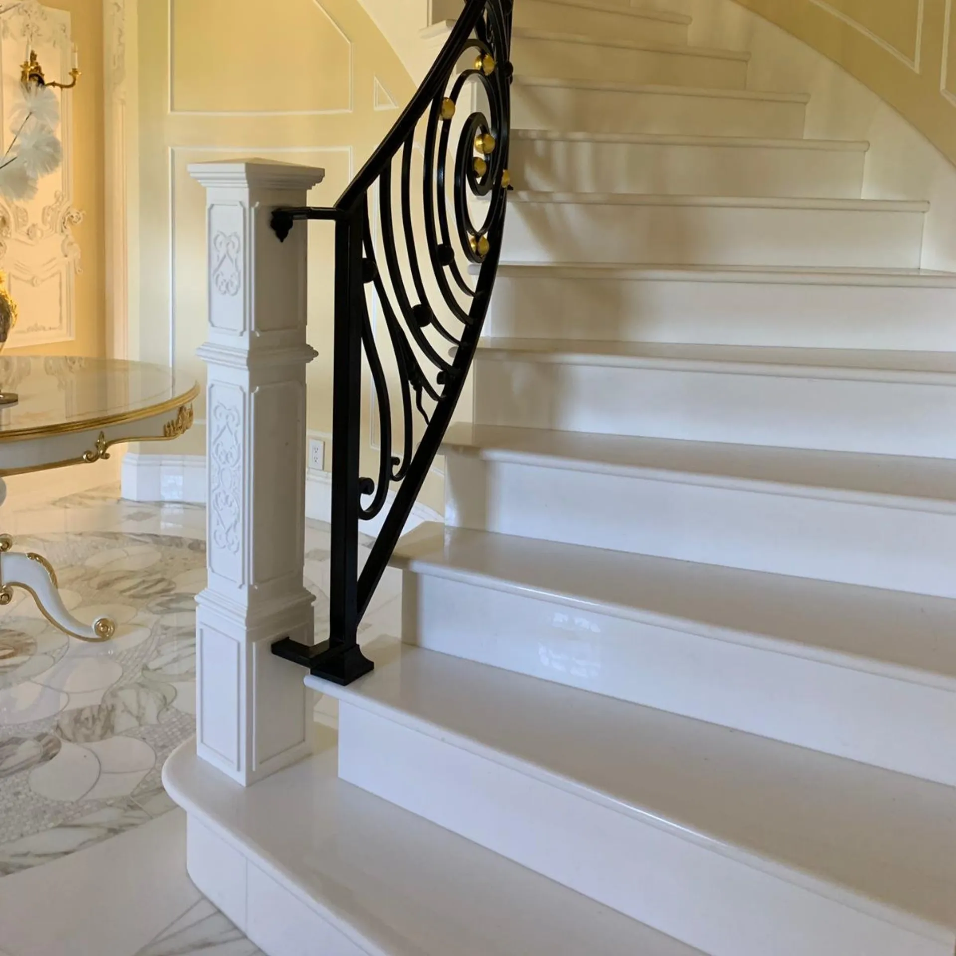 Luxury Thassos Stairs