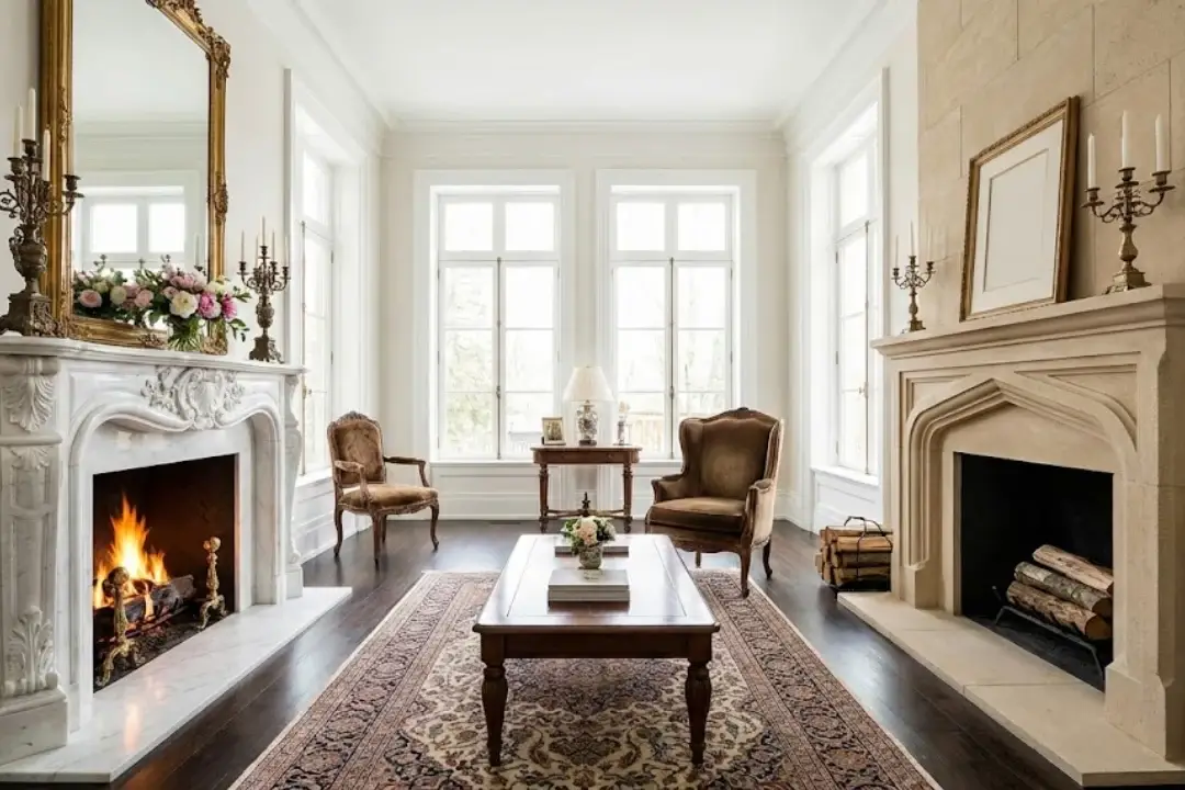 Antique Marble vs. Limestone Mantels: A Guide to Timeless Aesthetic Excellence